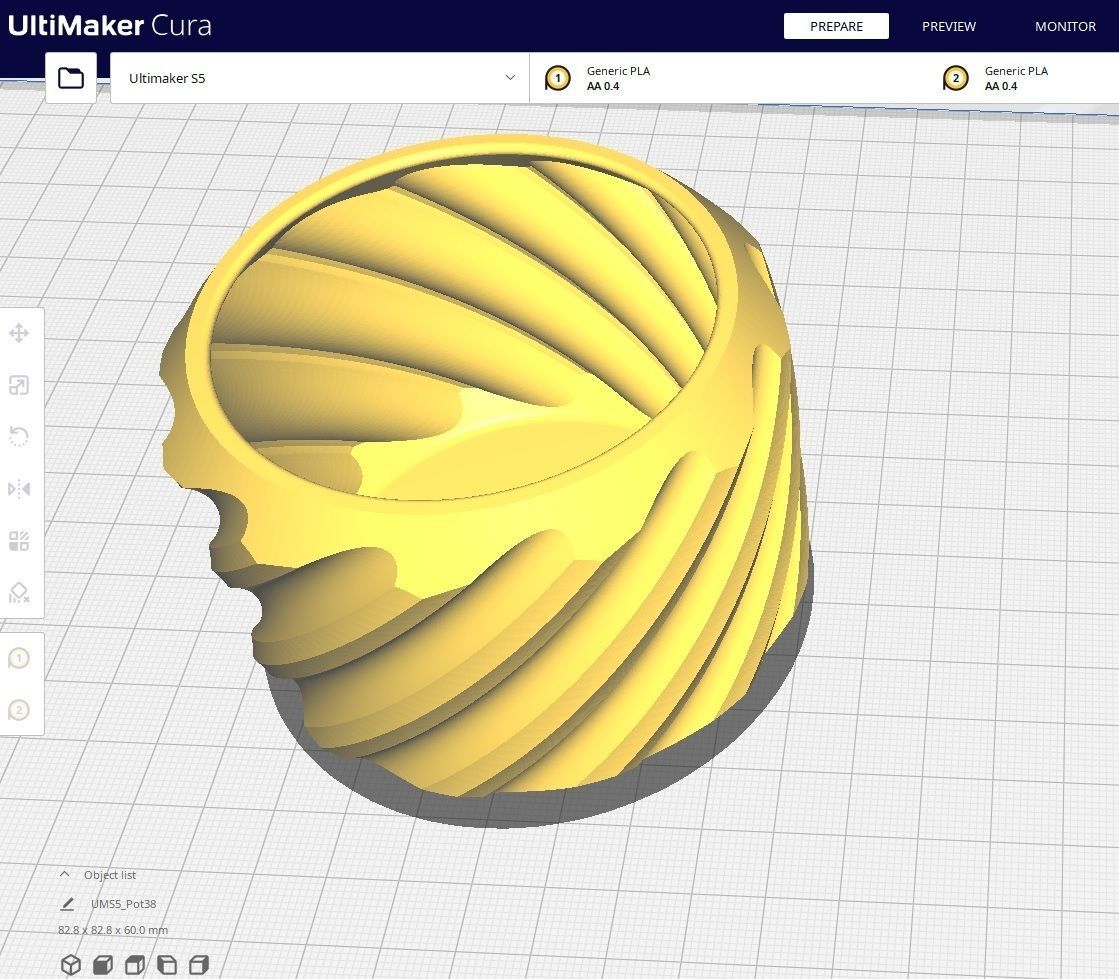 Garden Pot 38 3D print model_2