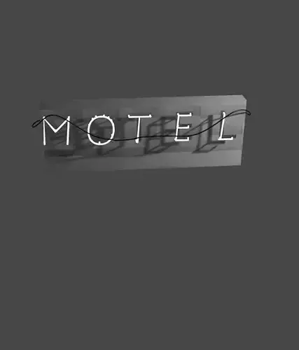 Motel Neon Sign