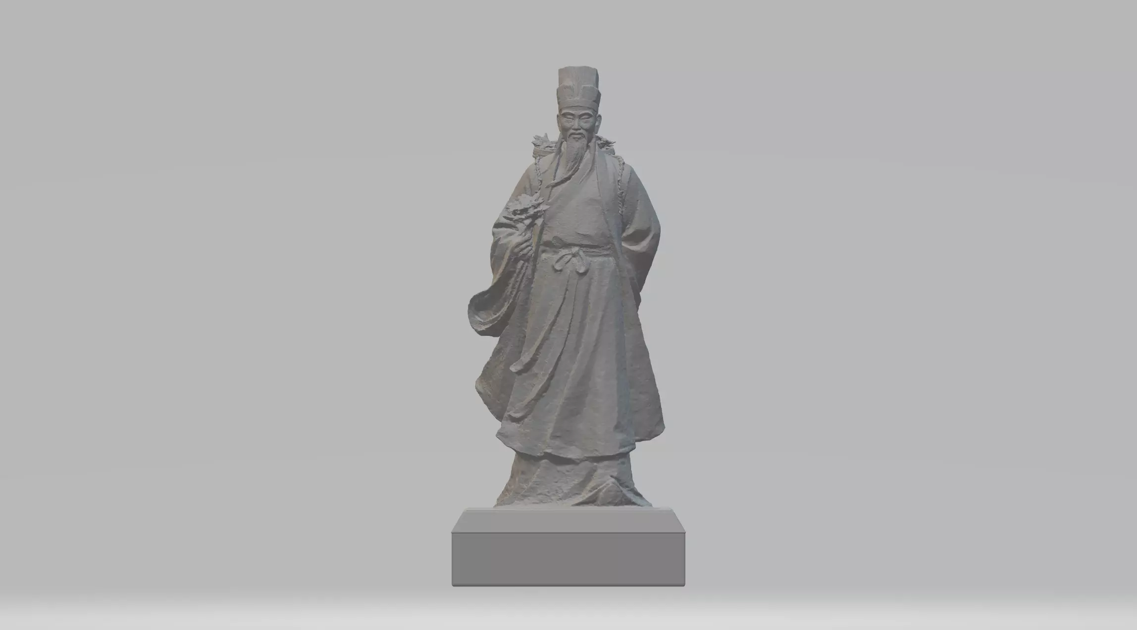 Li Shizhen Traditional Chinese 3D print model_0