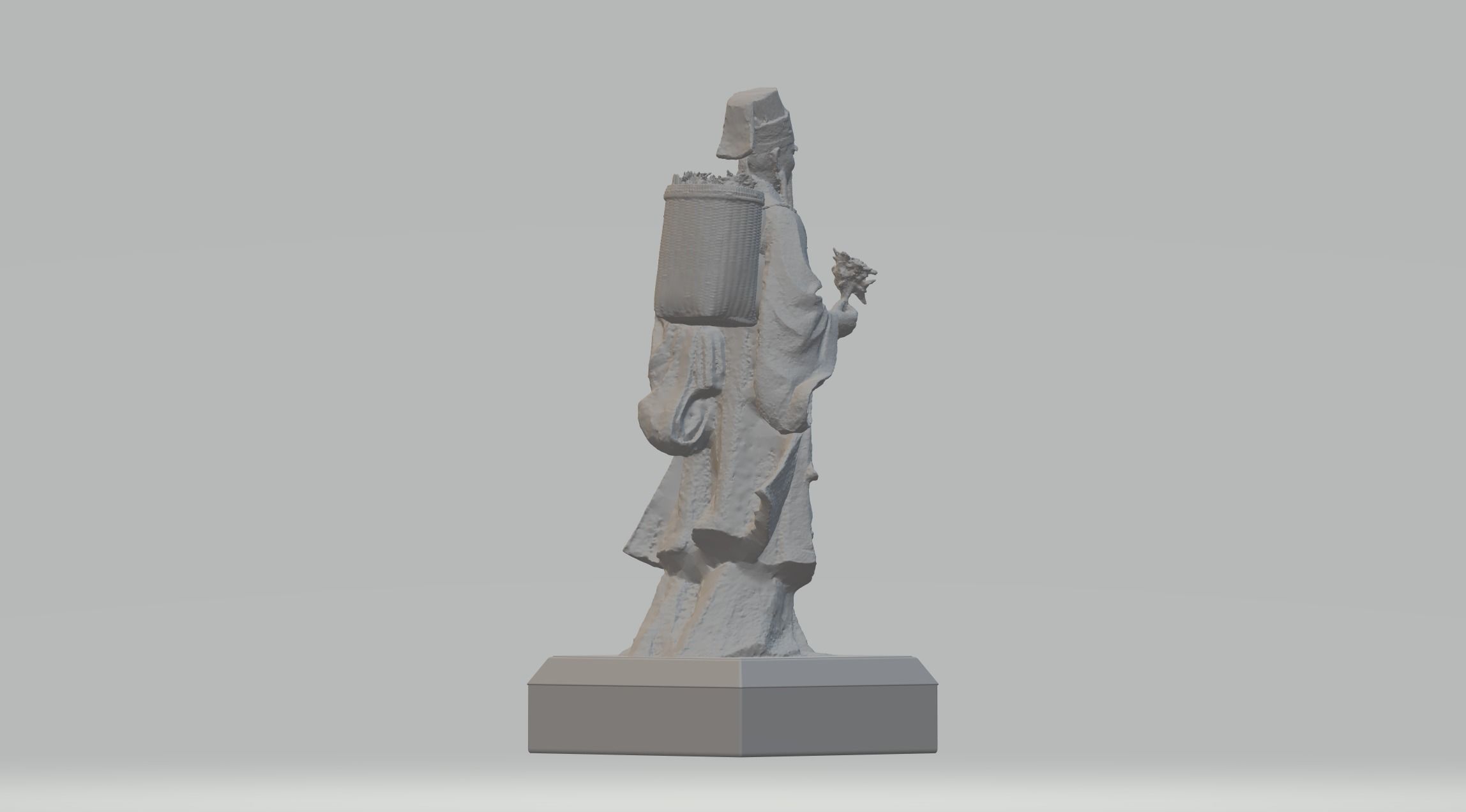 Li Shizhen Traditional Chinese 3D print model_3