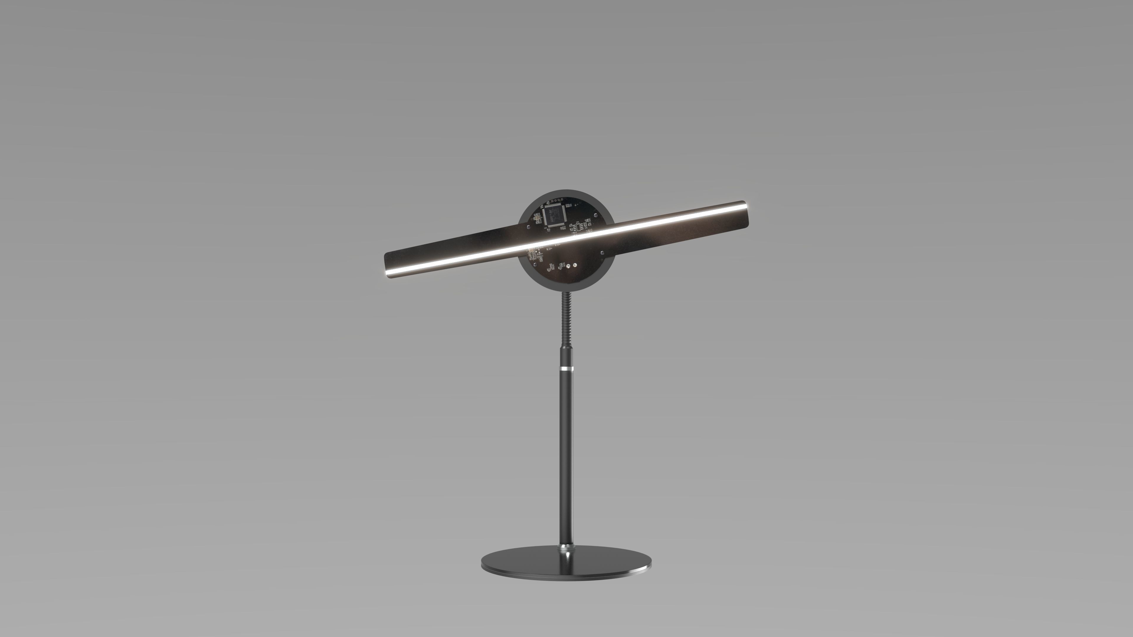 3D Hologram Fan with Cover 3D model_8