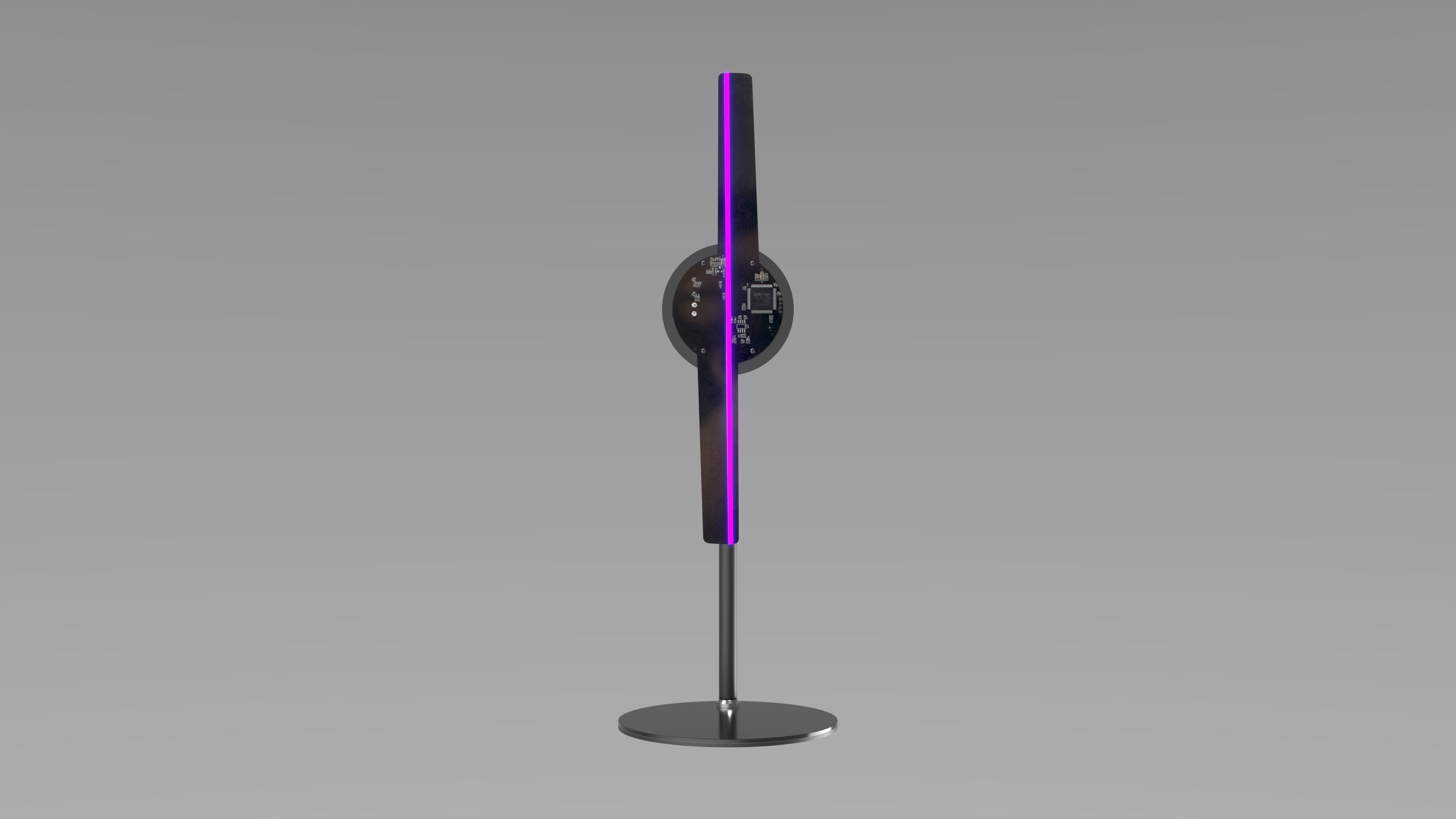3D Hologram Fan with Cover 3D model_4
