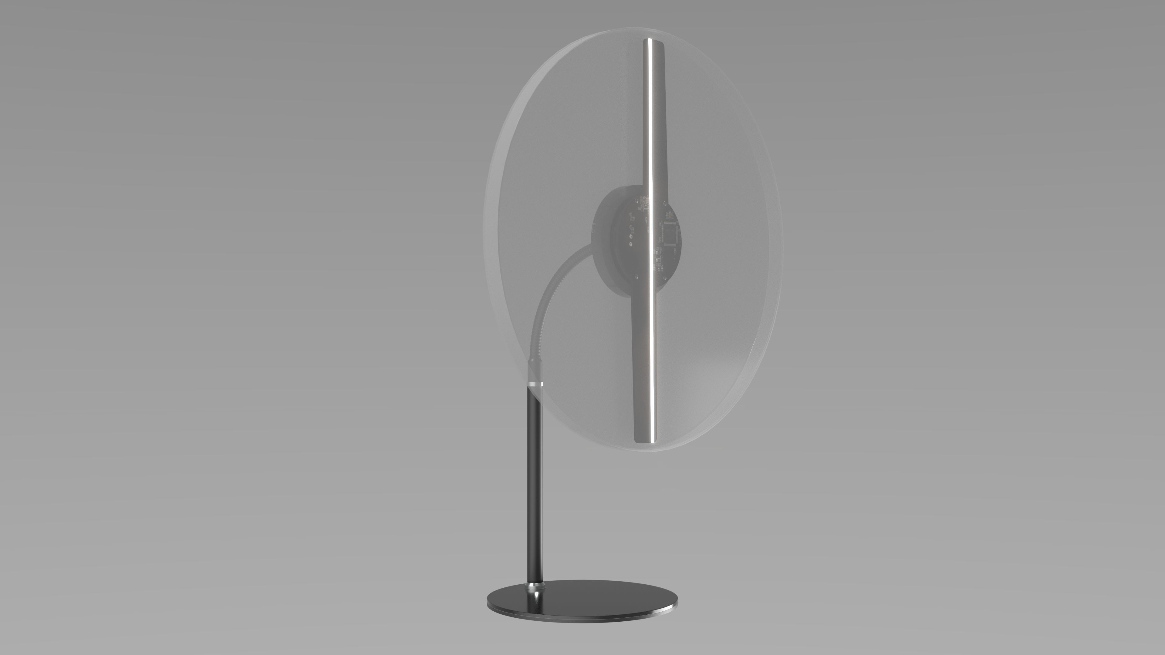 3D Hologram Fan with Cover 3D model_16