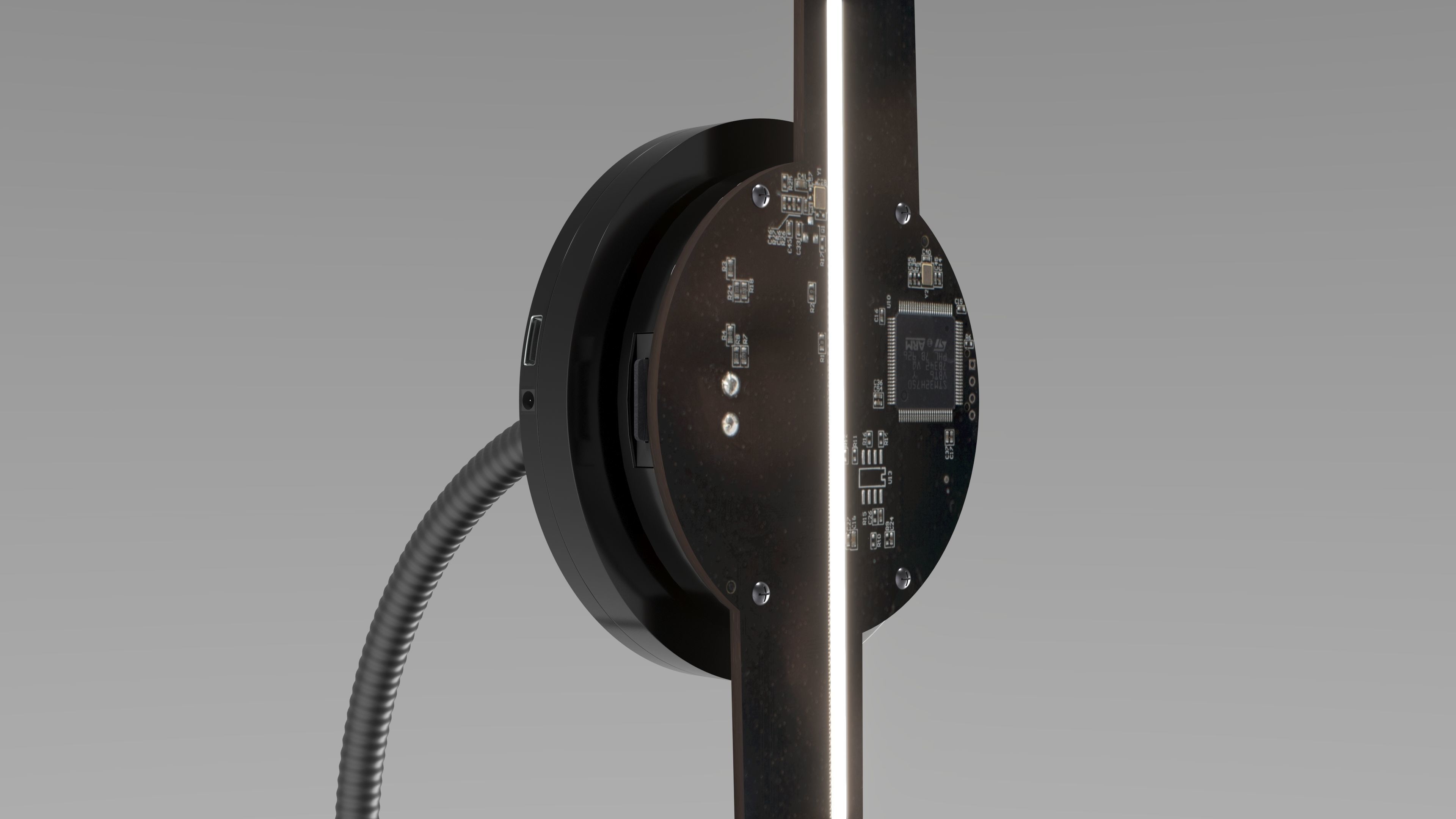 3D Hologram Fan with Cover 3D model_9