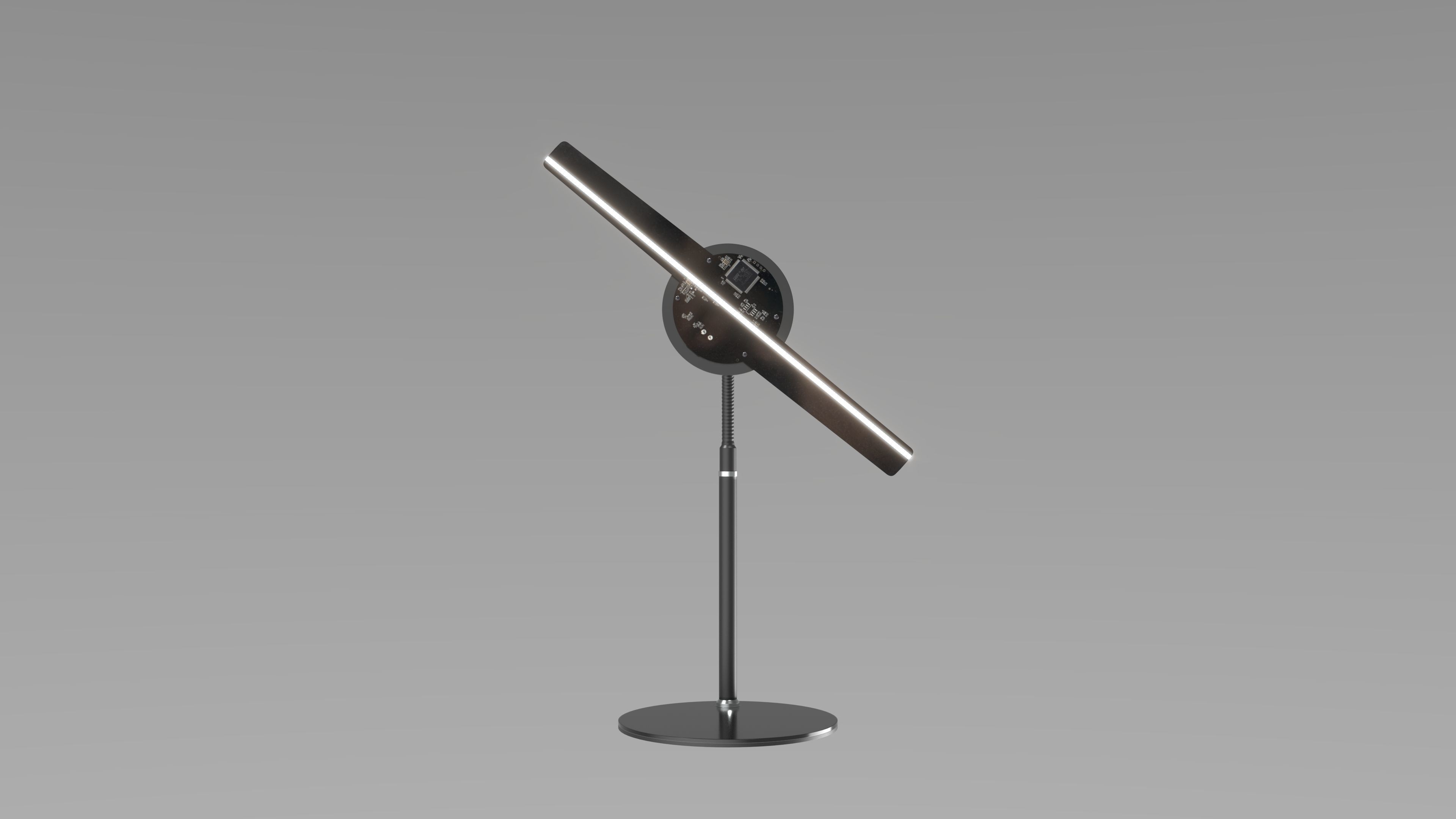 3D Hologram Fan with Cover 3D model_6