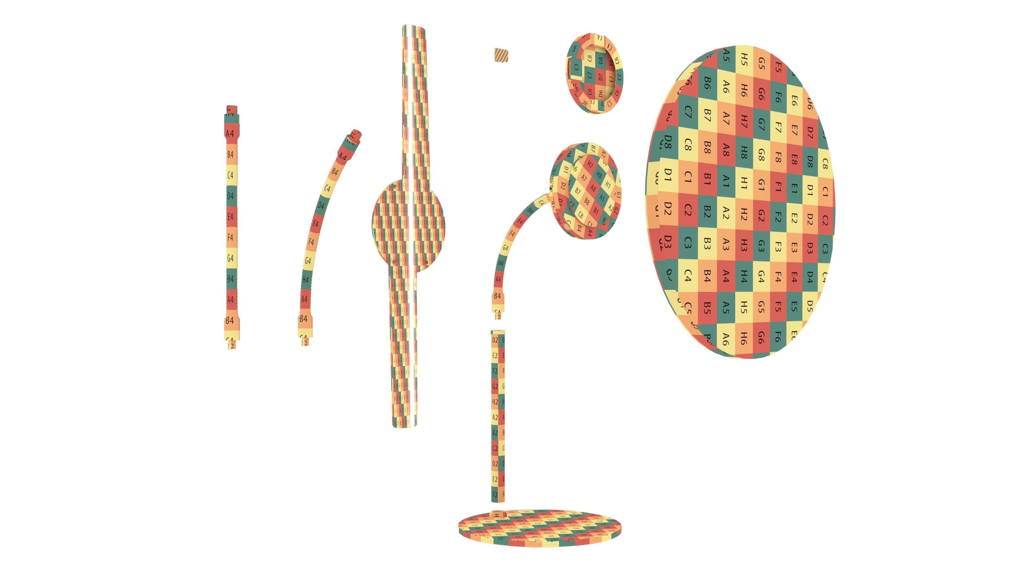 3D Hologram Fan with Cover 3D model_17