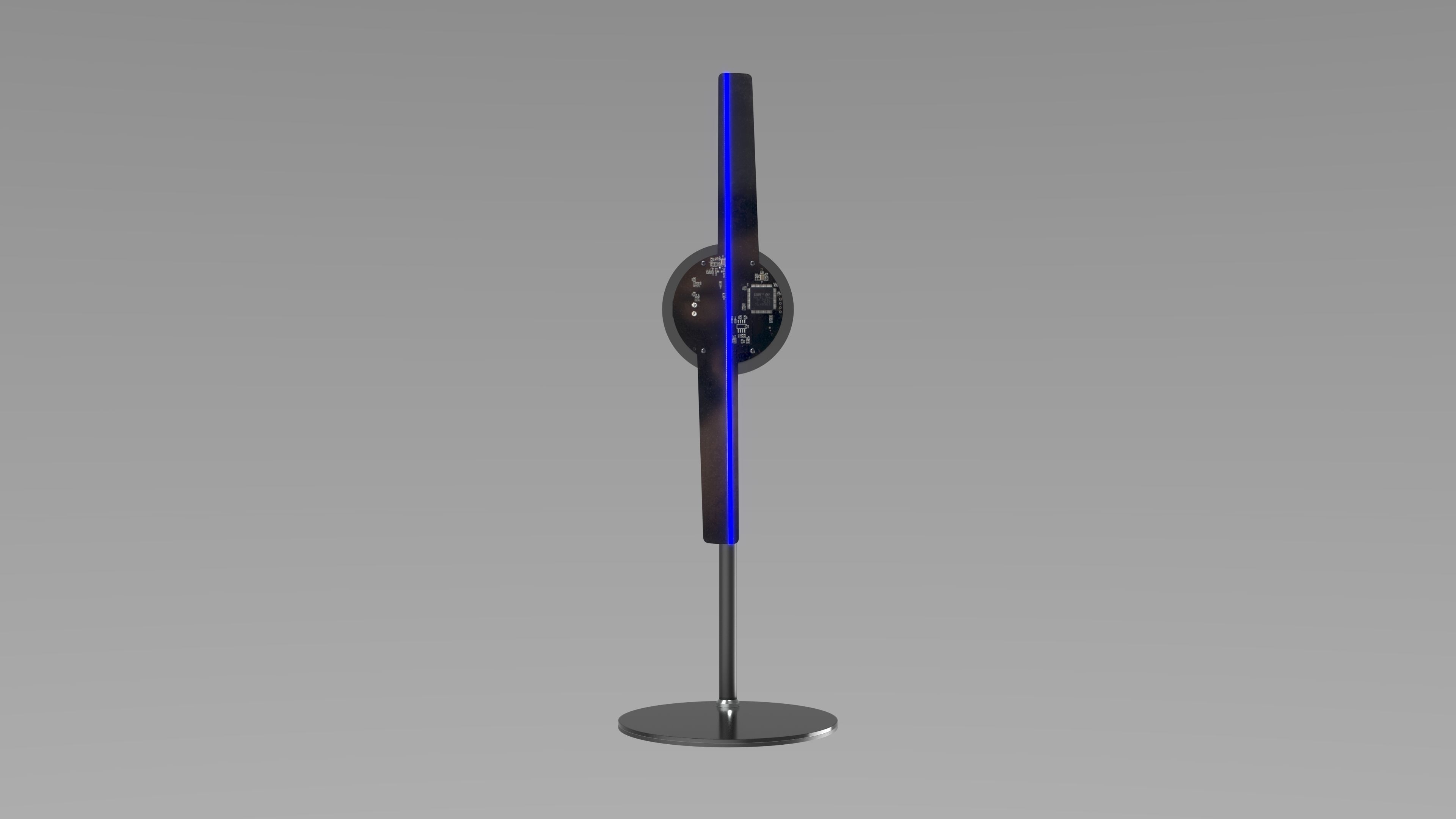 3D Hologram Fan with Cover 3D model_3