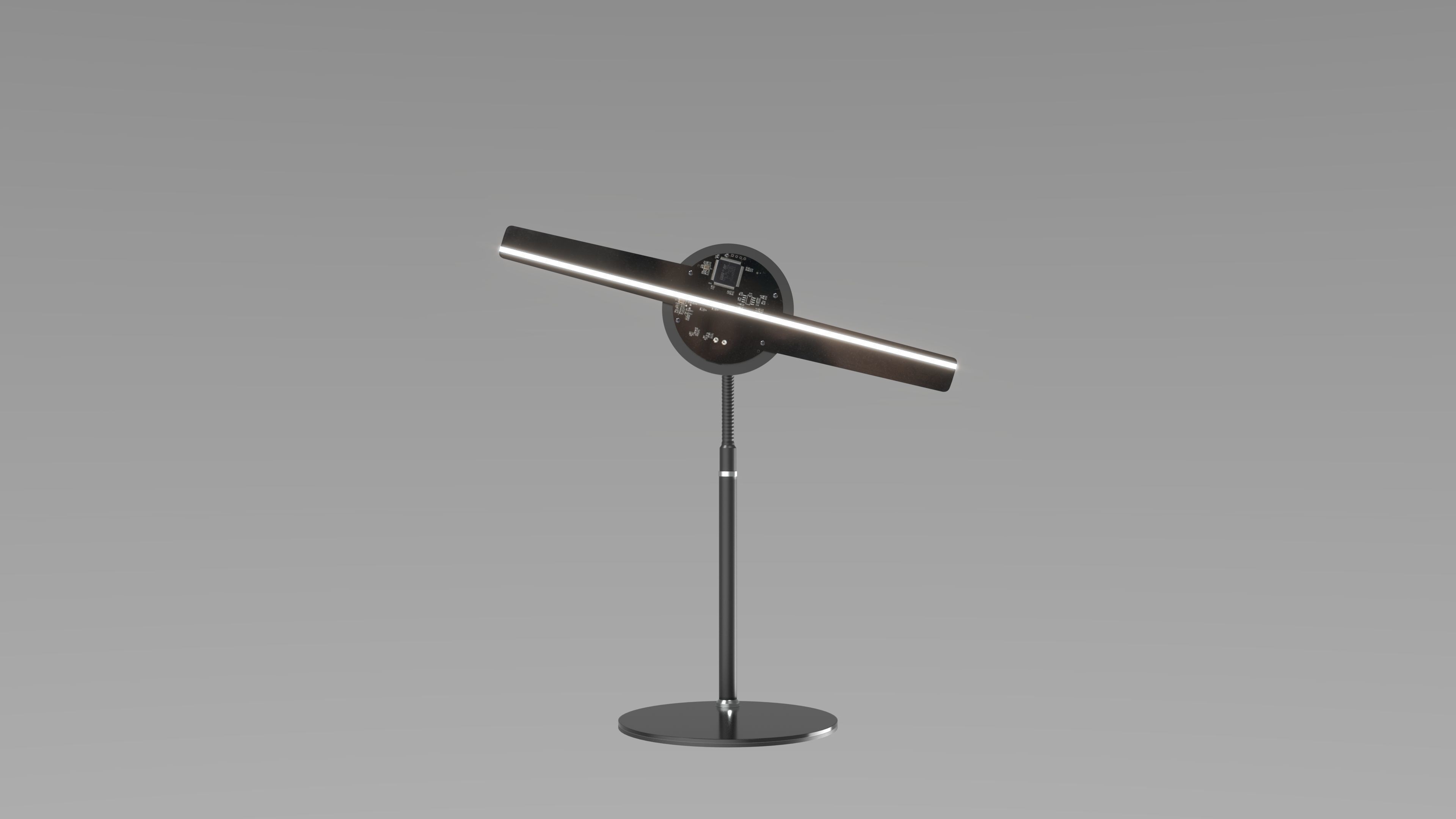 3D Hologram Fan with Cover 3D model_7