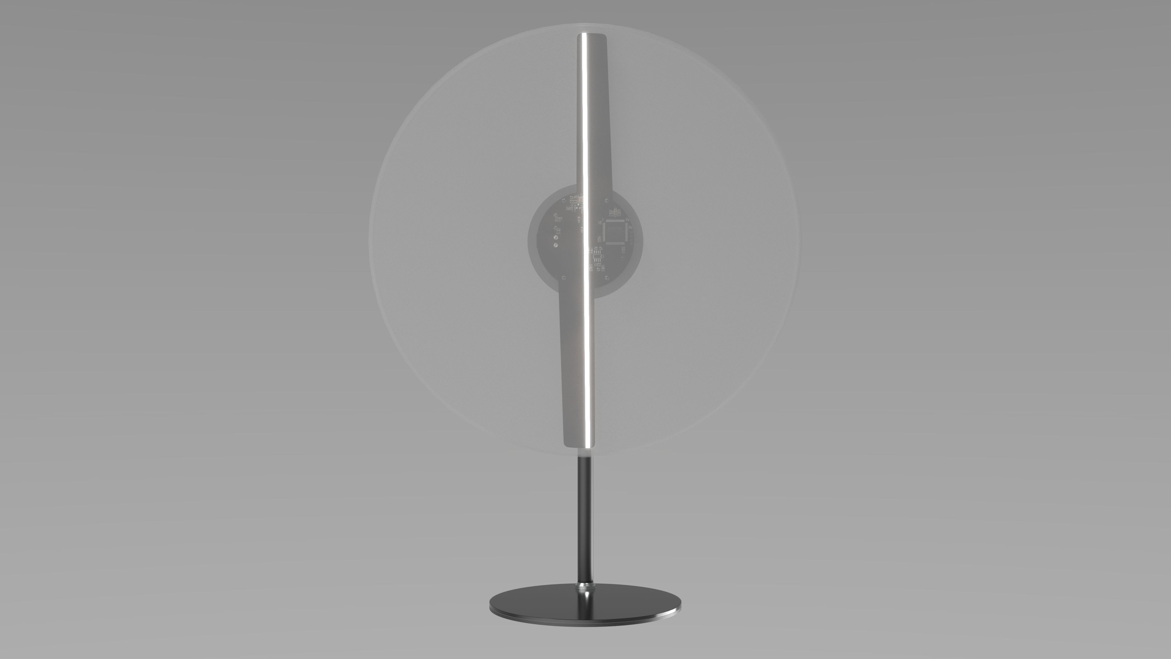 3D Hologram Fan with Cover 3D model_15