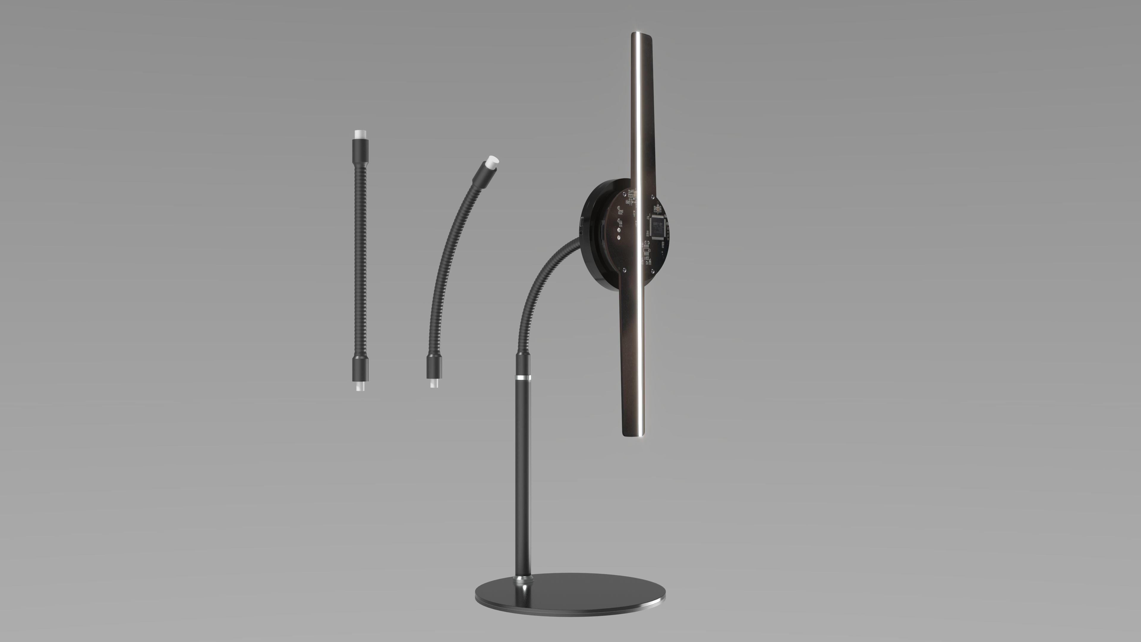 3D Hologram Fan with Cover 3D model_14