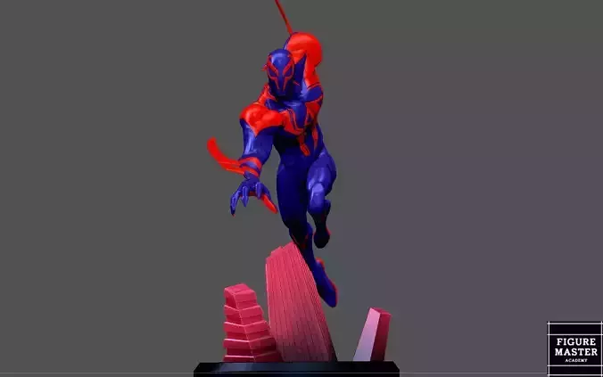 SPIDERMAN 2099 POS ACROSS THE SPIDERVERSE MIGUEL OHARA 3D print model