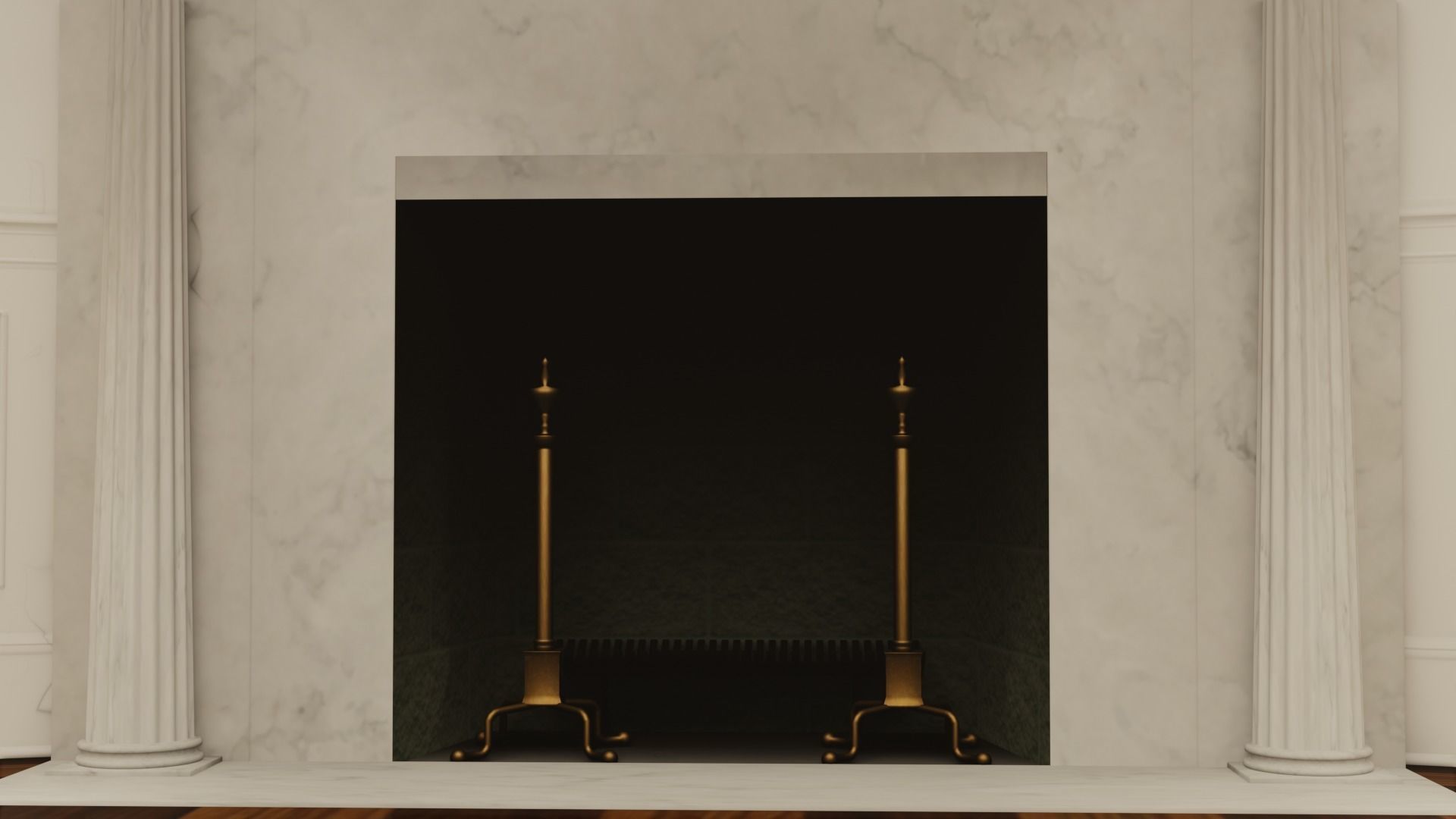 OVAL OFFICE - PRESIDENT OFFICE  Low-poly 3D model_12