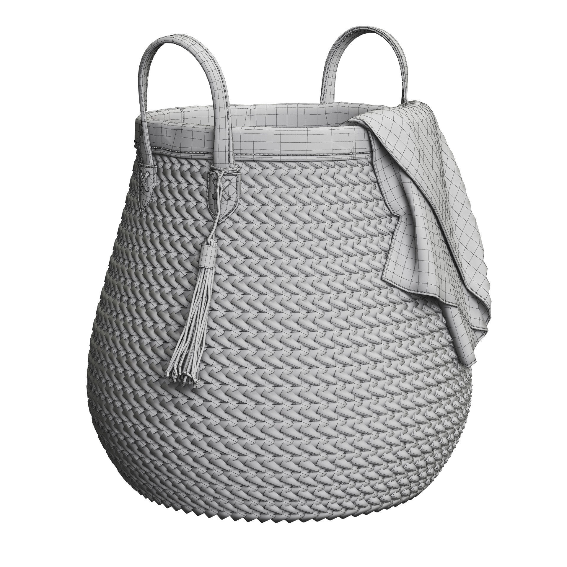 Baskets Set 25 3D model_8