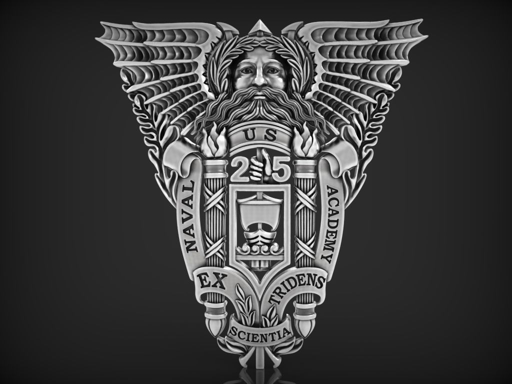 Bas-relief for the United States Ring 2025 3D print model_2