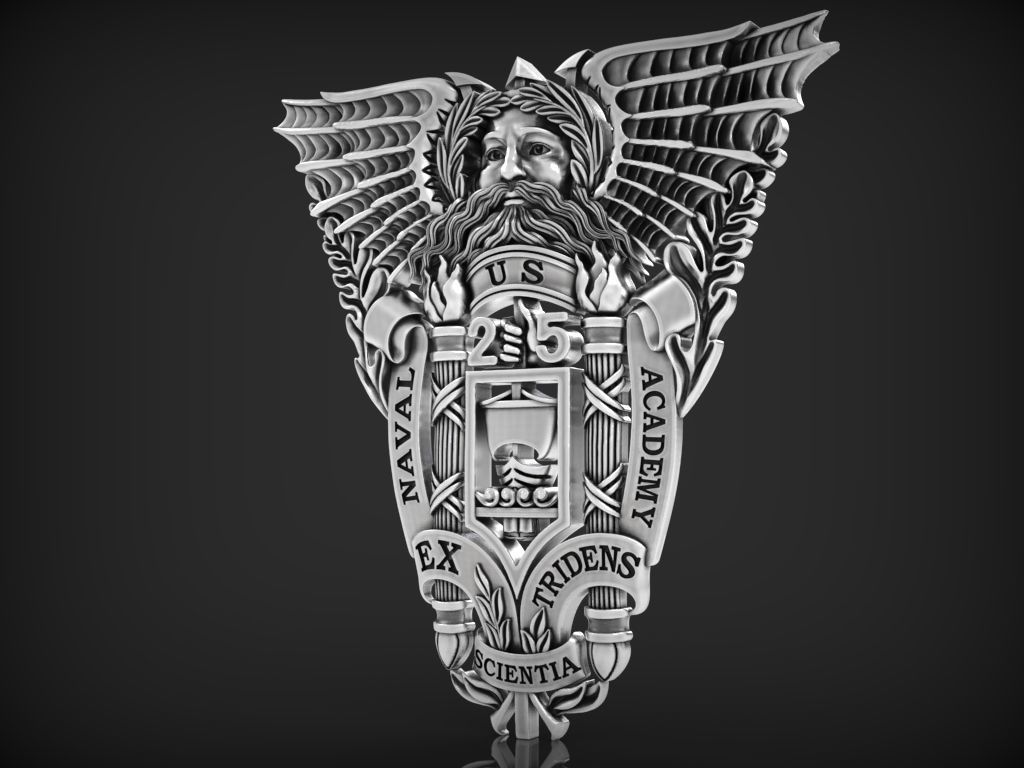 Bas-relief for the United States Ring 2025 3D print model_3