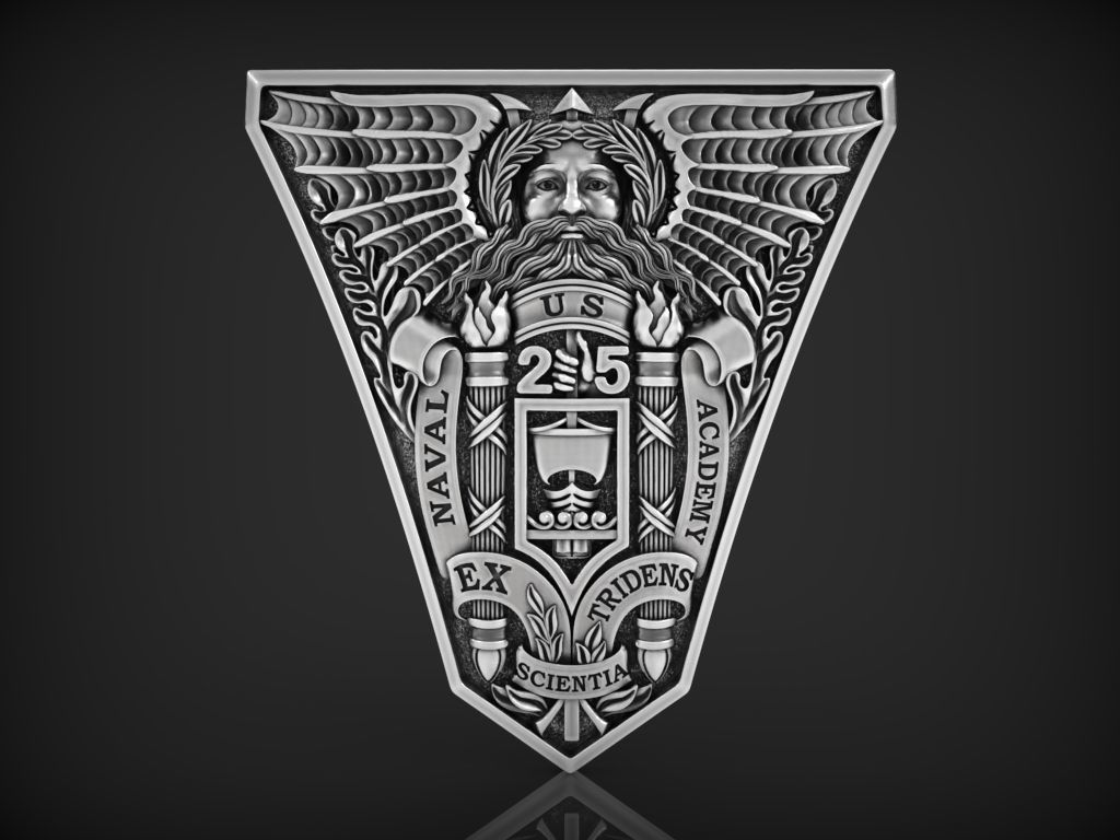 Bas-relief for the United States Ring 2025 3D print model_1