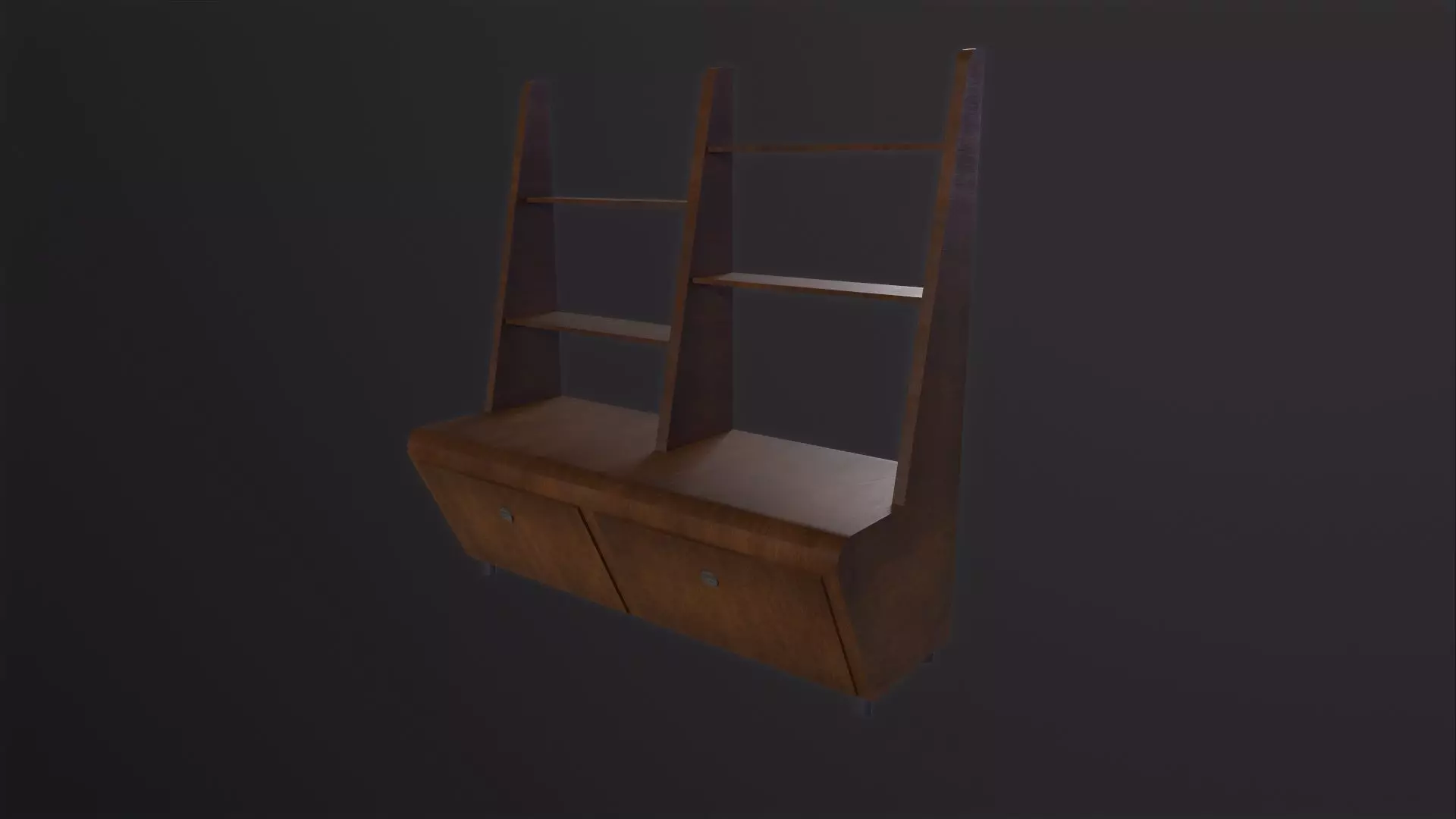 Shelf Unit 3D Model Low-poly 3D model_0