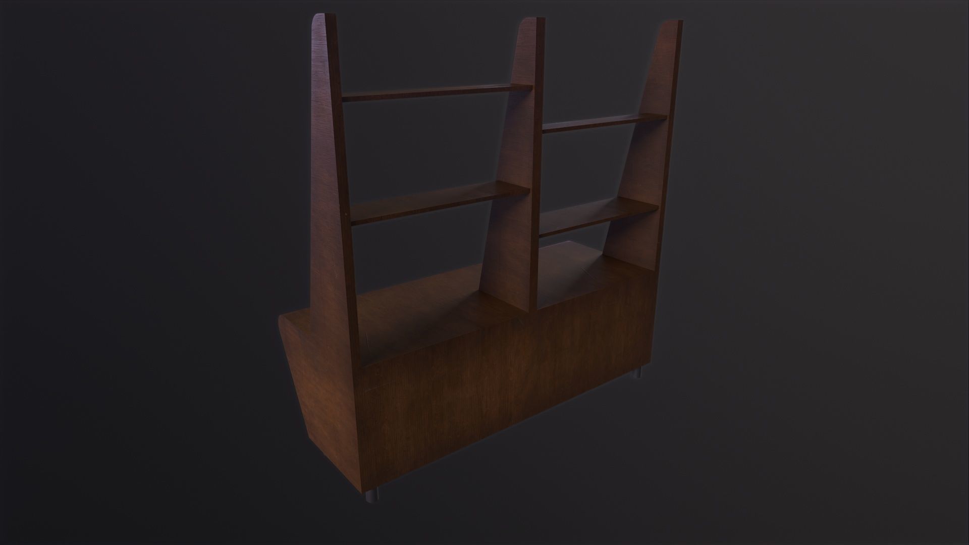 Shelf Unit 3D Model Low-poly 3D model_5
