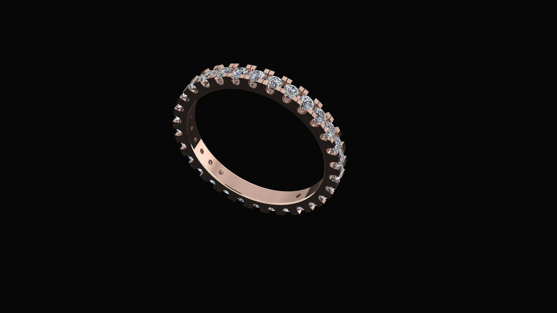 Eternity Ring 16 5mm 3D print model_3