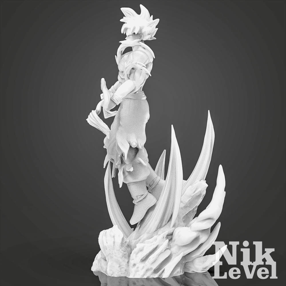 Son Goku Ultra Instict Dragon Ball 3D Printable 3D print model_20