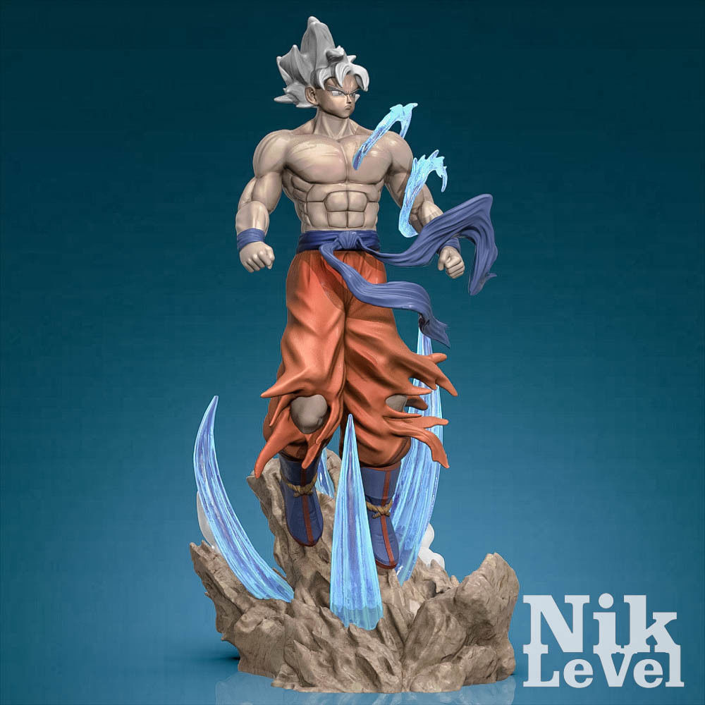 Son Goku Ultra Instict Dragon Ball 3D Printable 3D print model_8