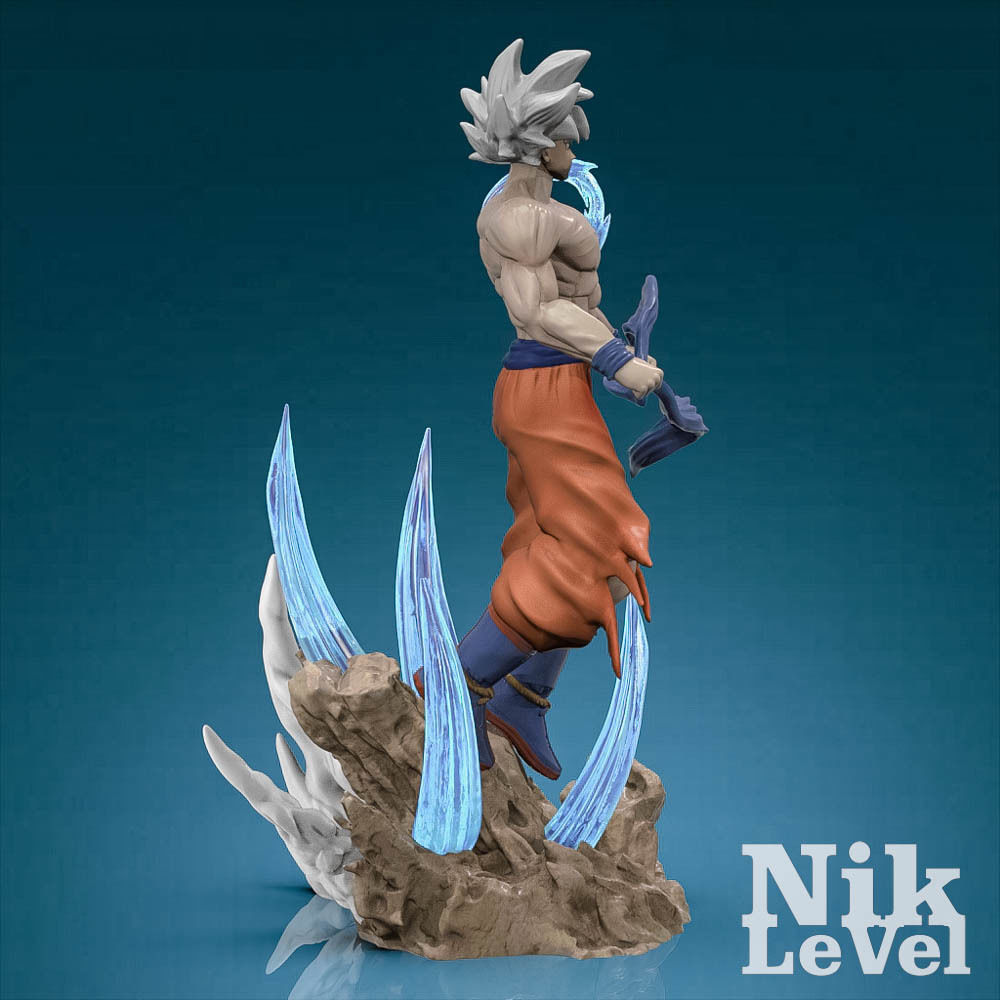 Son Goku Ultra Instict Dragon Ball 3D Printable 3D print model_7