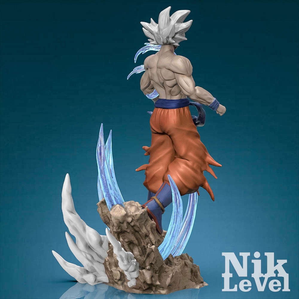 Son Goku Ultra Instict Dragon Ball 3D Printable 3D print model_6
