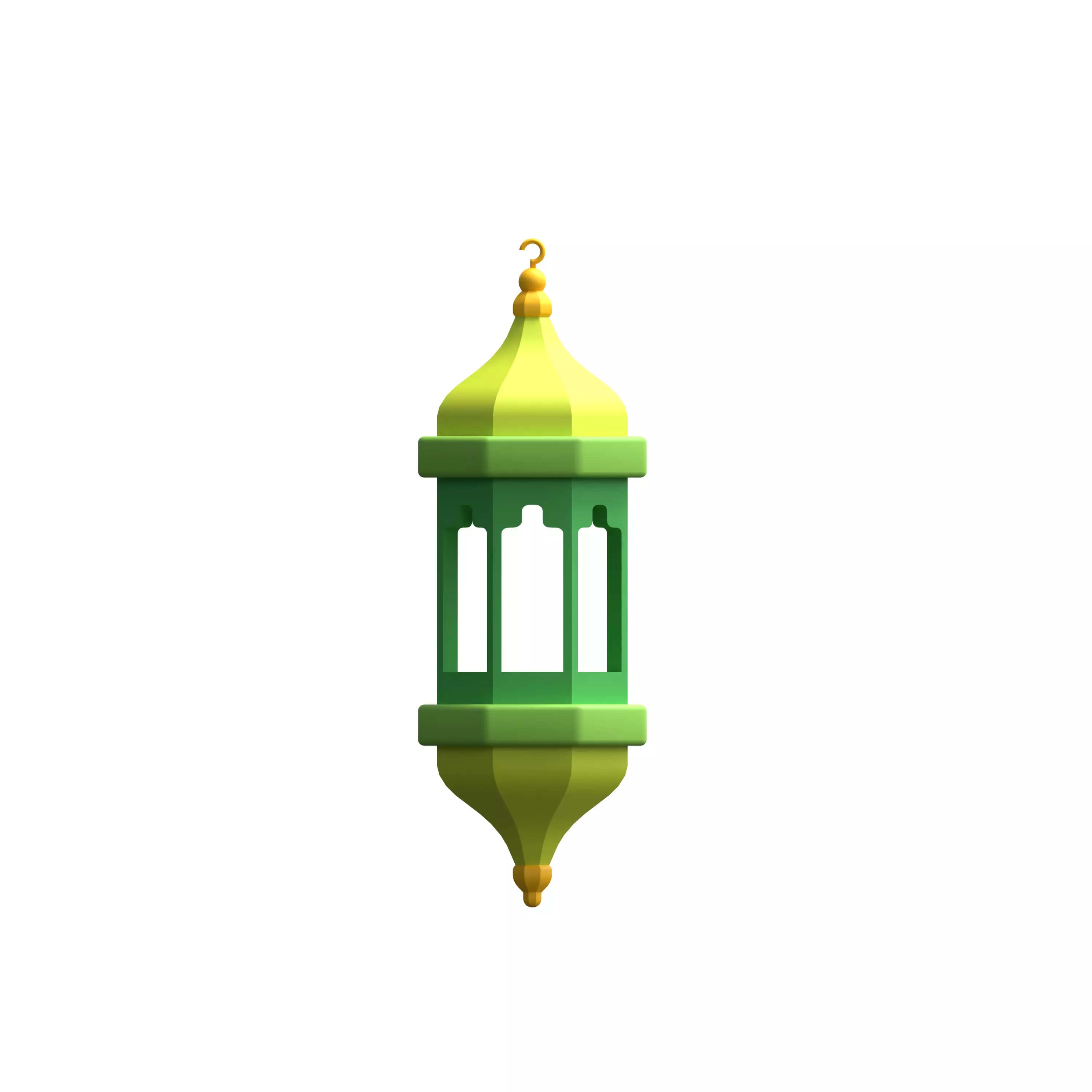 arabic lantern 3D model_0