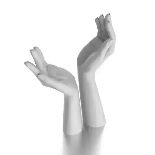 Raised Hands 0185 V1 3dm Stl Mb