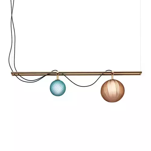 Le Perle Pendant Lamp by Euroluce Lampadari 3D model