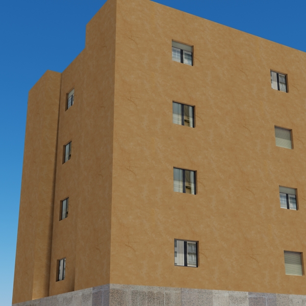 Building Collection 97-100 Low-poly 3D model_62