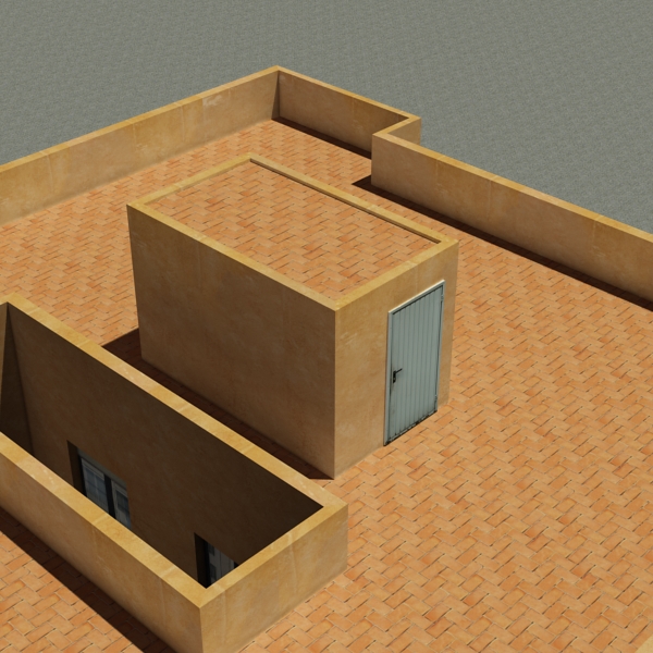 Building Collection 97-100 Low-poly 3D model_61