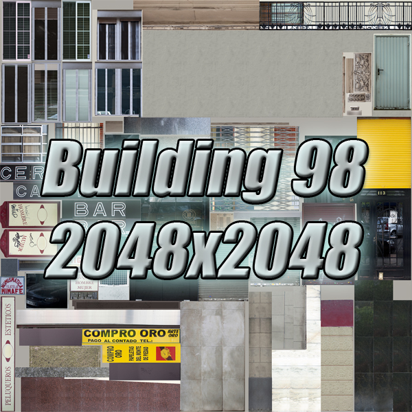 Building Collection 97-100 Low-poly 3D model_31