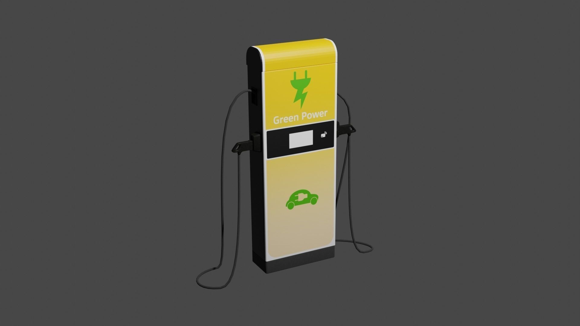 Chrage Point Models electric charge point free 3D model | CGTrader