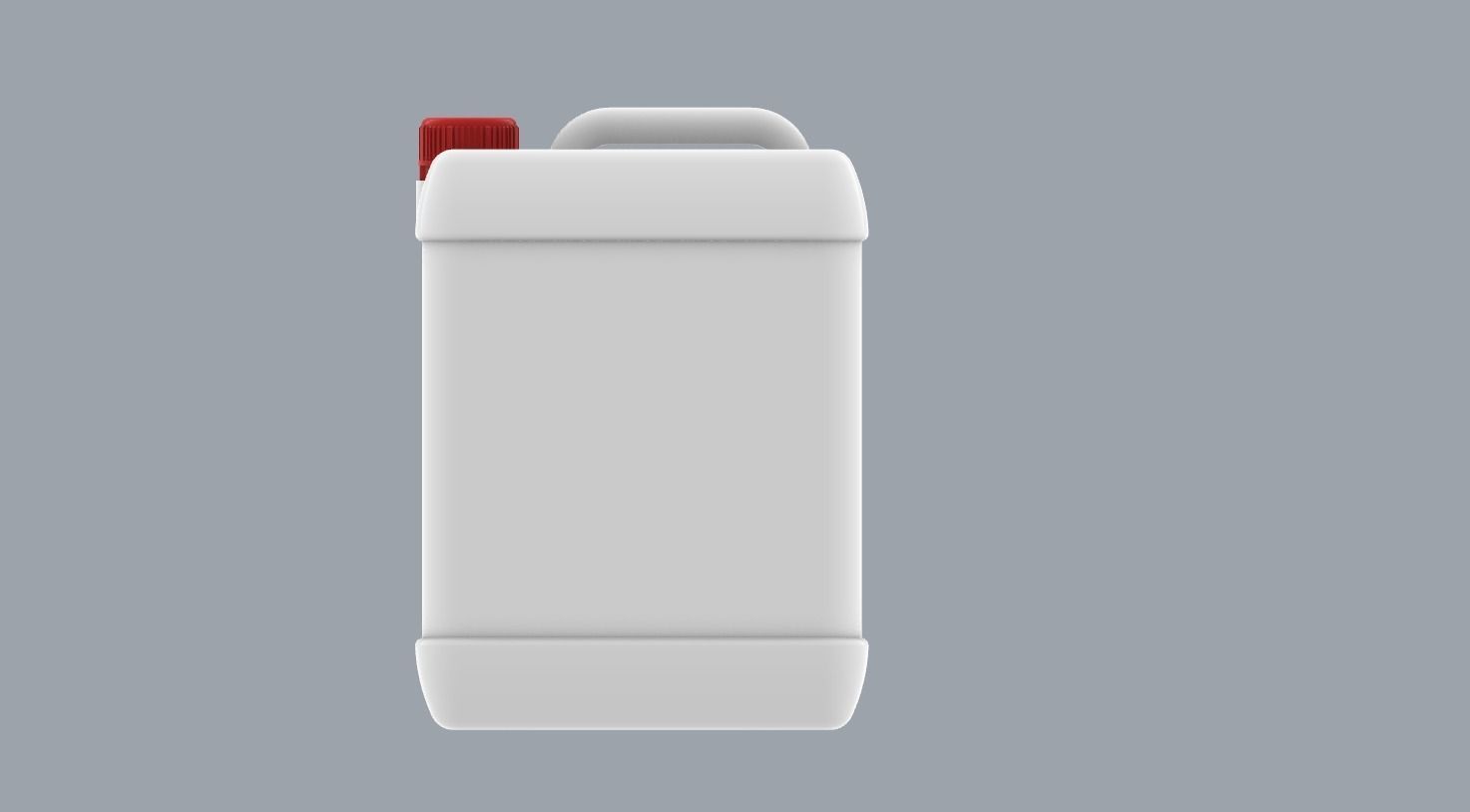 Chemical Liquid Container Low-poly 3D model_13
