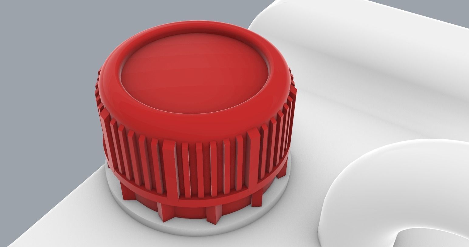 Chemical Liquid Container Low-poly 3D model_7