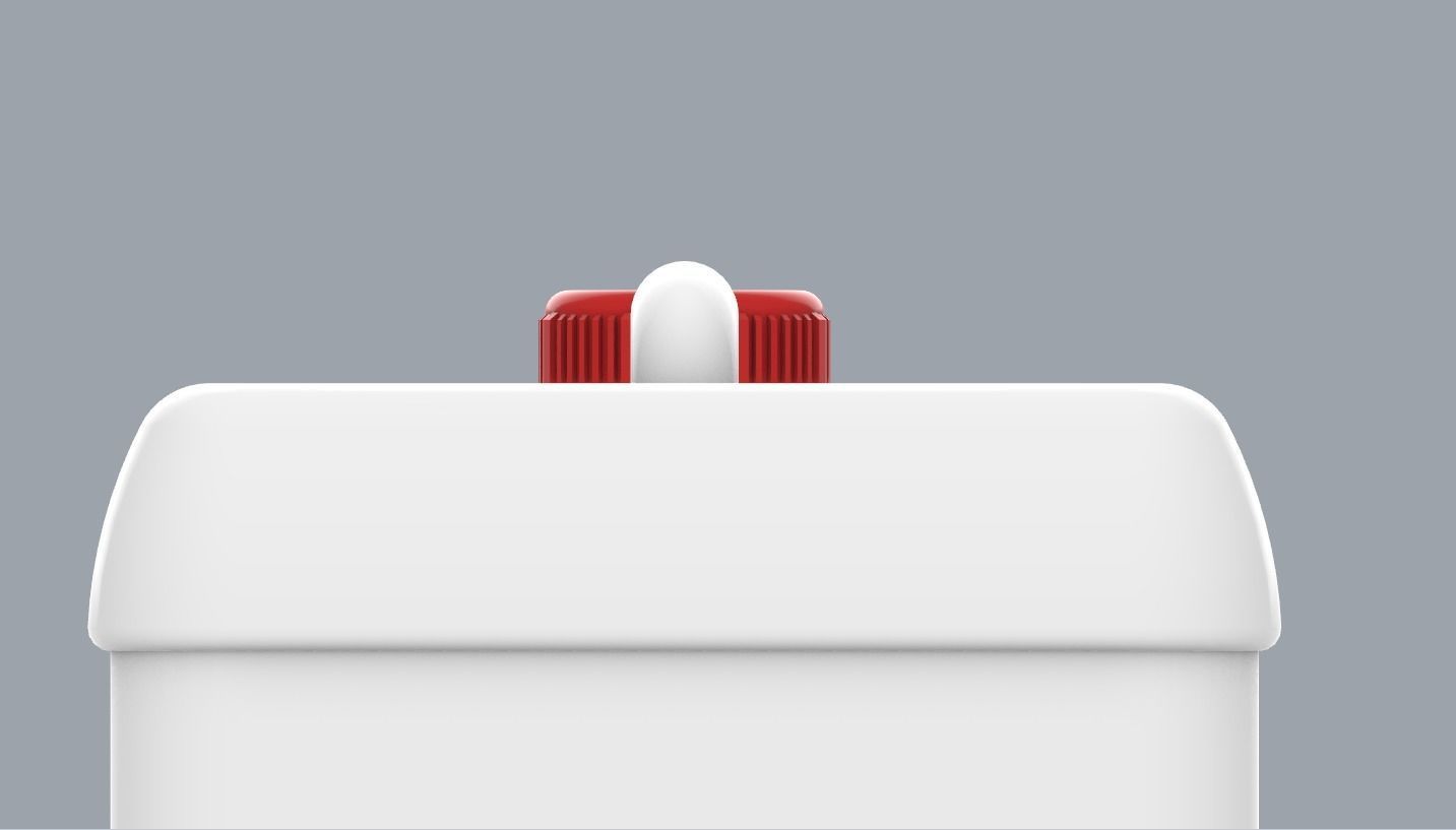 Chemical Liquid Container Low-poly 3D model_17