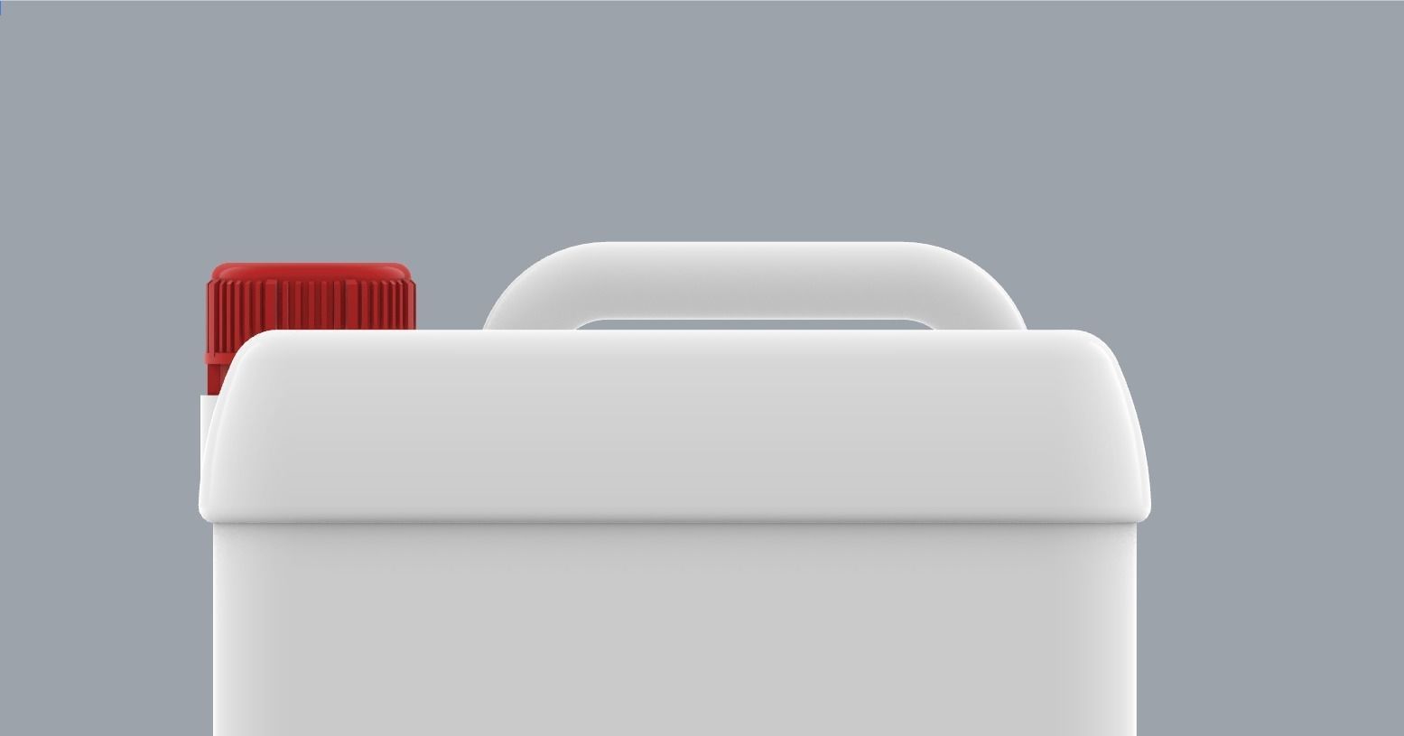 Chemical Liquid Container Low-poly 3D model_14