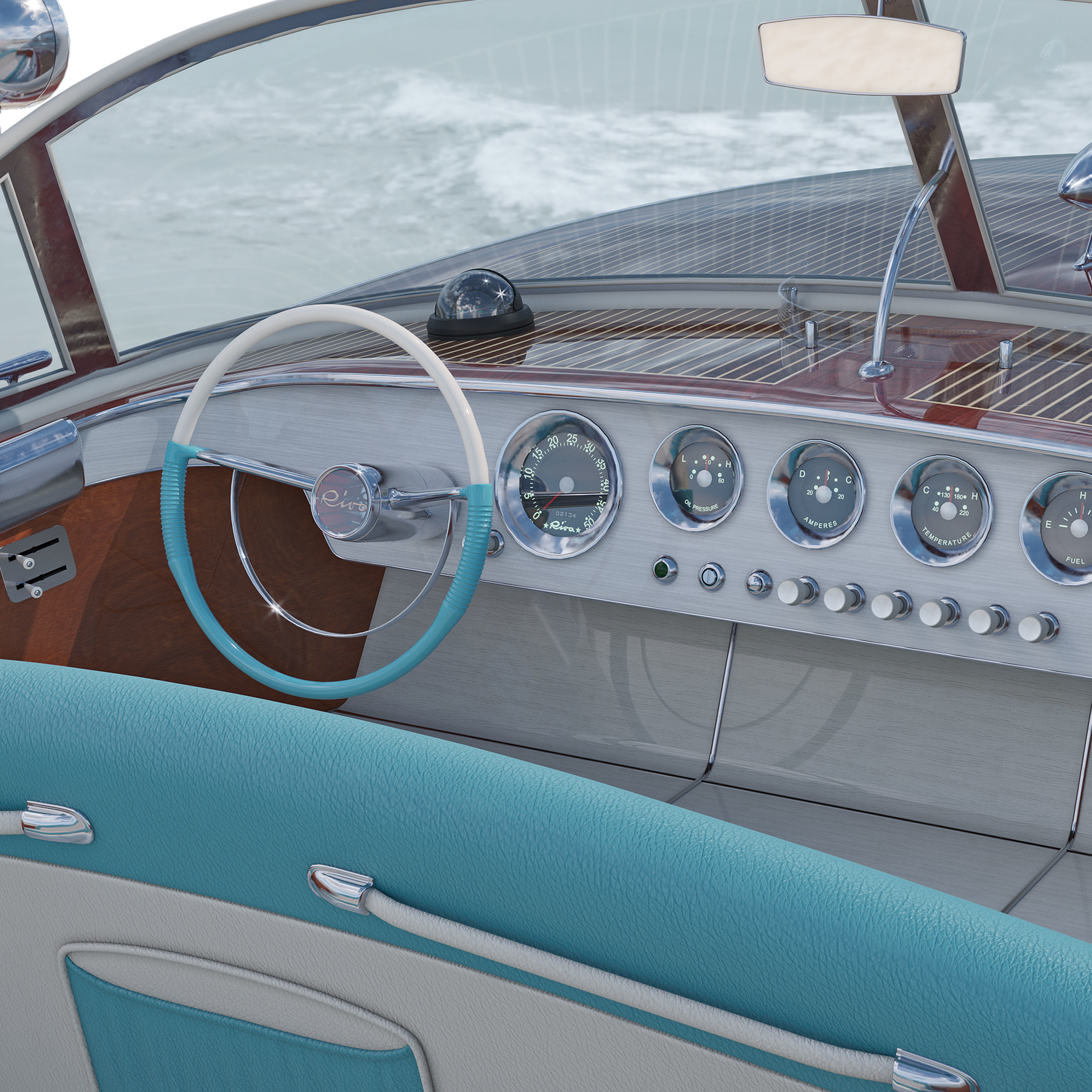 Boat Riva Ariston Marietta  3D model_3