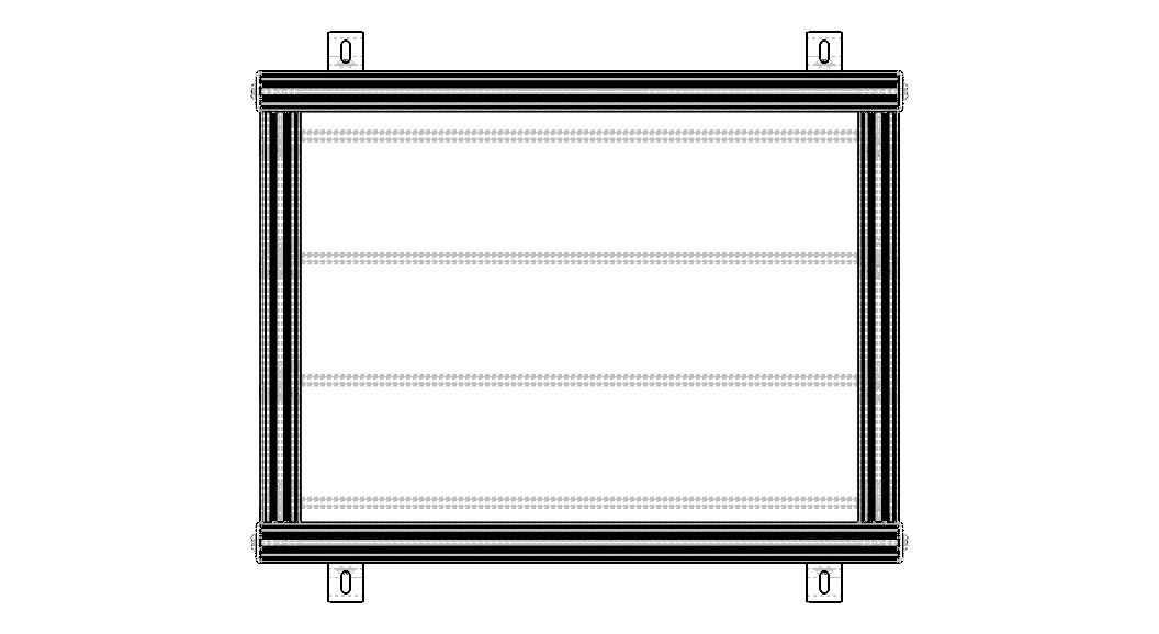 Aluminum Adjustable Shelf - Wall Mounted 3D model_23