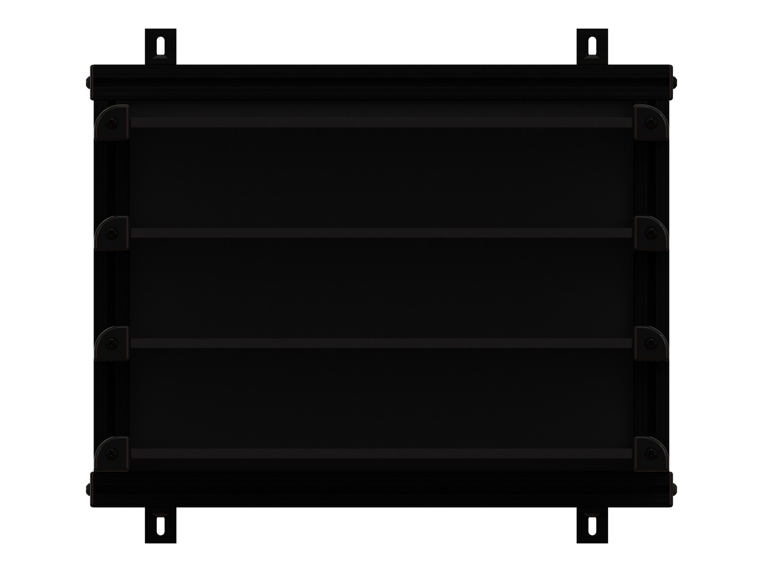 Aluminum Adjustable Shelf - Wall Mounted 3D model_1