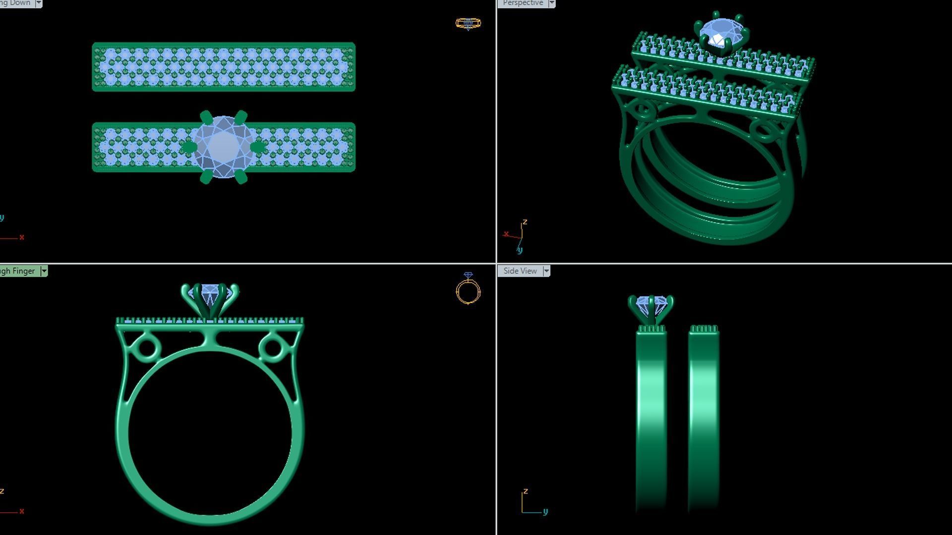 Ring TE0060 3D print model_10