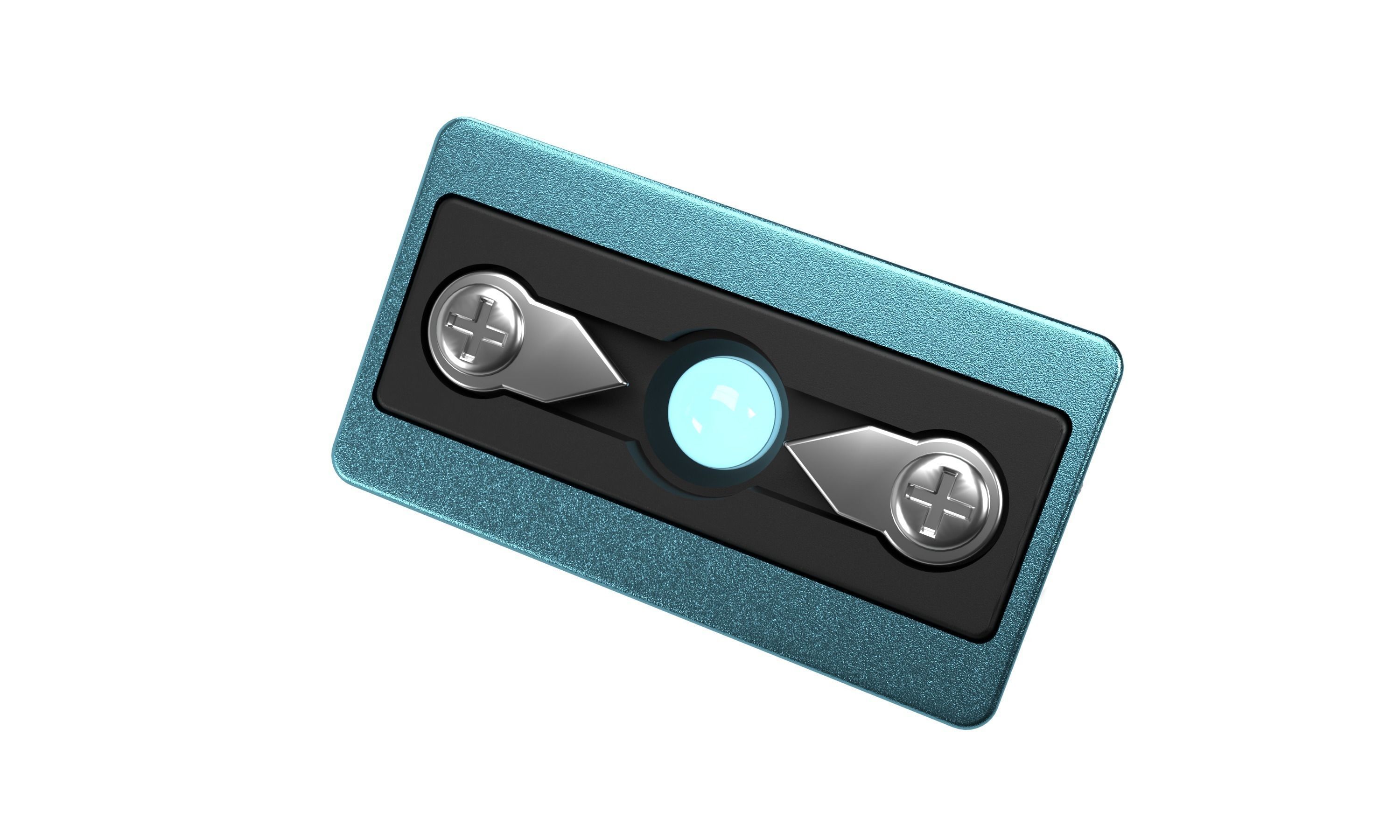 3D Keychain Stun Gun with 3D Mockup 3D model_4