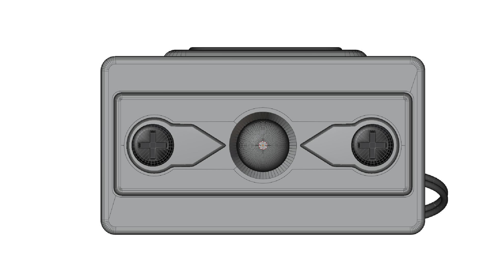 3D Keychain Stun Gun with 3D Mockup 3D model_6