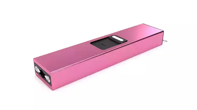 3D Keychain Stun Gun with 3D Mockup 3D model