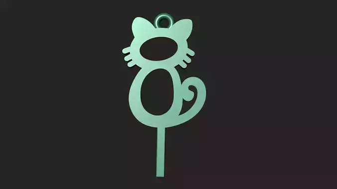 Fantasy cat bed pendant