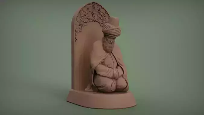 Mevlana Celaleddin-i Rumi 3D print model