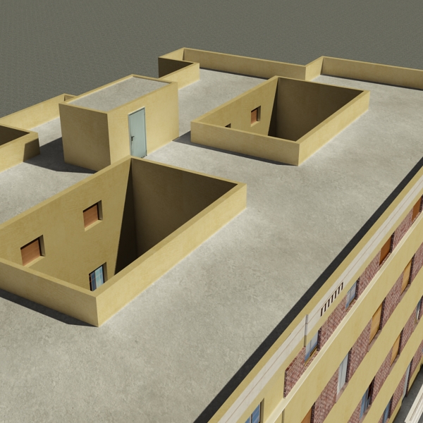 Building Collection 101-104 Low-poly 3D model_65