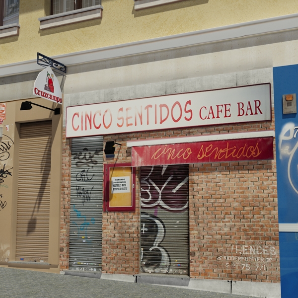 Building Collection 101-104 Low-poly 3D model_60