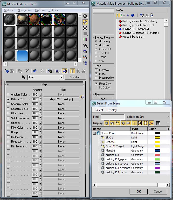 Building Collection 101-104 Low-poly 3D model_51